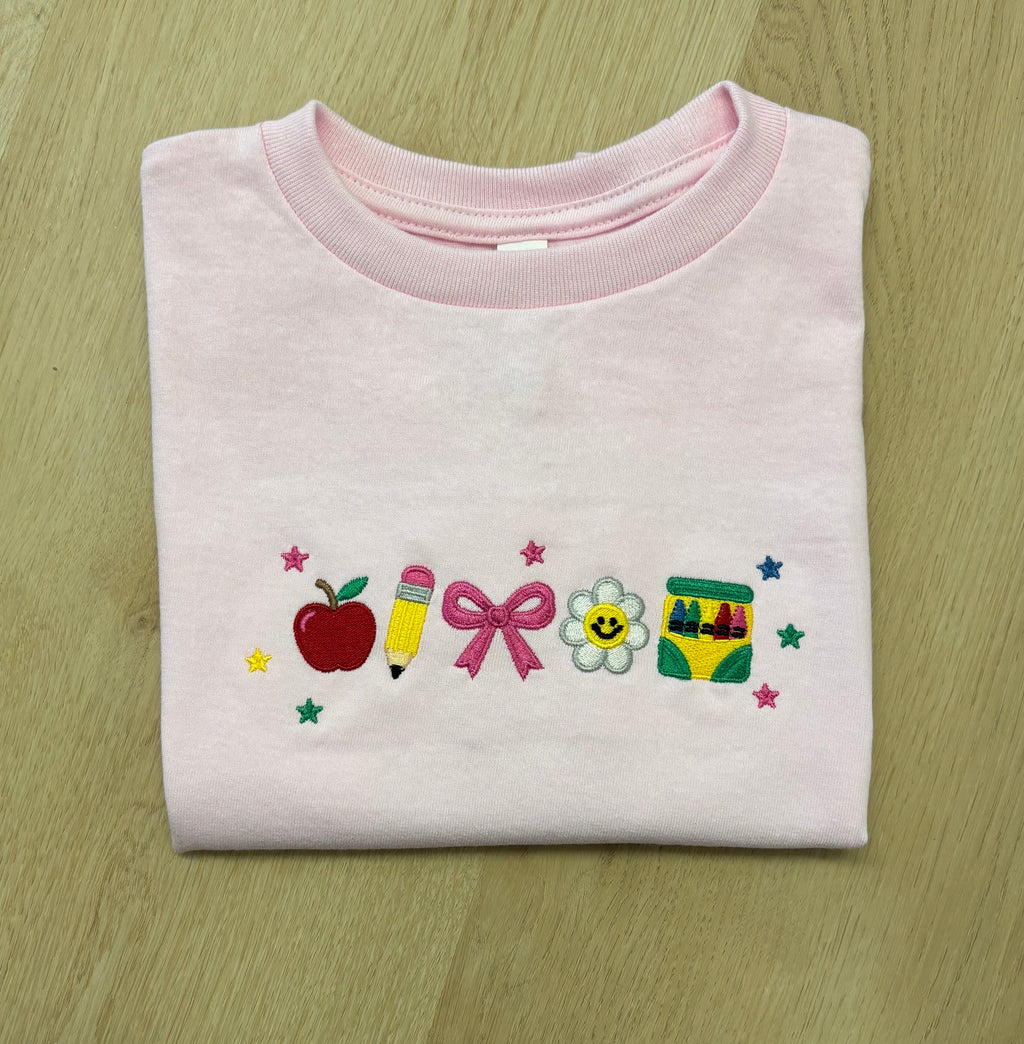 Smiley Flower + Bow T-shirt