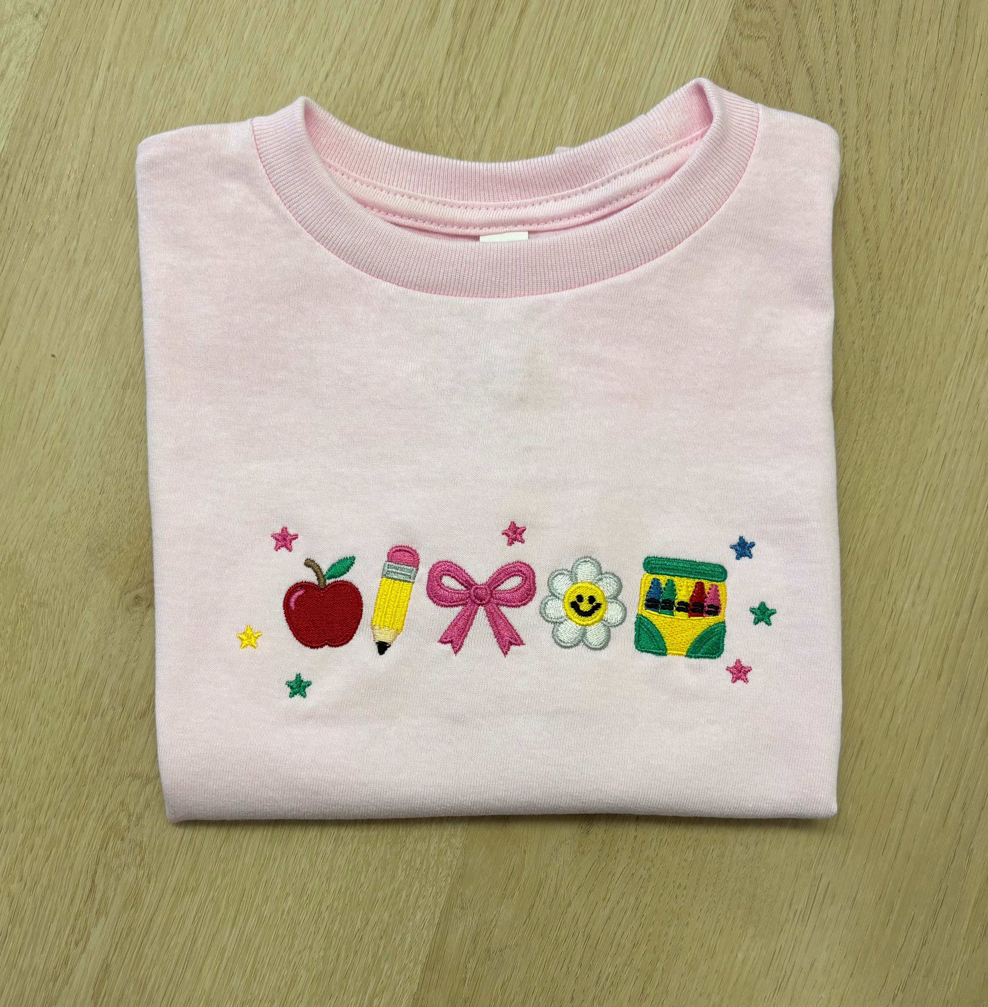 Smiley Flower + Bow T-shirt